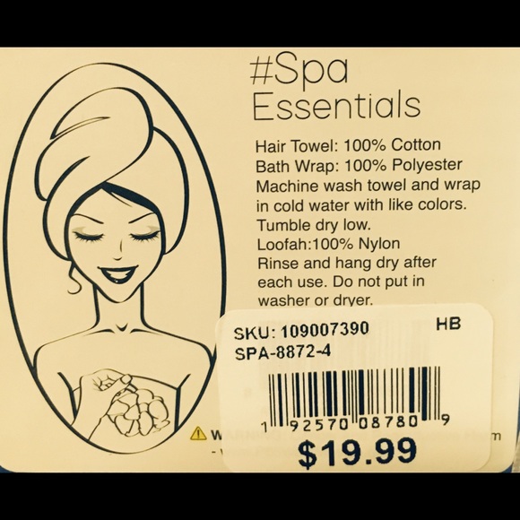 SPA ESSENTIALS 3 PIECE SPA SET - Picture 7 of 7